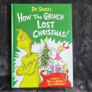 New Christmas Dr. Seuss's How the Grinch Lost Christmas classic hardcover book
